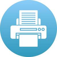 Printer Icon Design Symbol vector