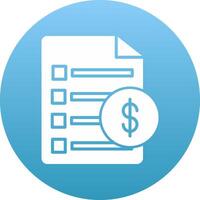 Invoice Icon Design Symbol vector