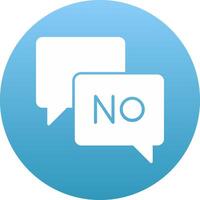 Say No Icon Design Symbol vector