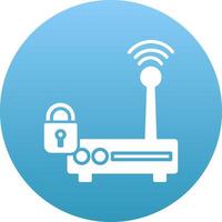 Router Icon Design Symbol vector