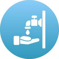 Wudhu Icon Design Symbol vector