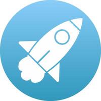Rocket Launch Icon Design Symbol vector