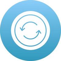 Refresh Icon Design Symbol vector