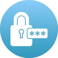 Password Icon Design Symbol vector