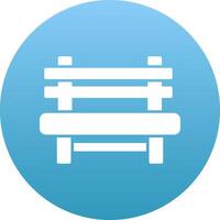 Bench Icon Design Symbol vector