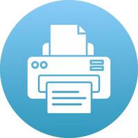 Printing Icon Design Symbol vector