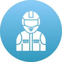Racer Icon Design Symbol vector