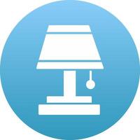 Table Lamp Icon Design Symbol vector