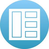 Grid Icon Design Symbol vector