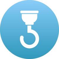 Hook Icon Design Symbol vector