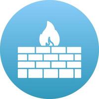 Firewall Icon Design Symbol vector