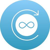Infinite Icon Design Symbol vector