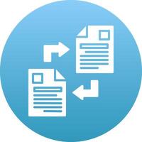 Data Transfer Icon Design Symbol vector