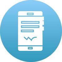 E Signature Icon Design Symbol vector