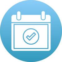 Correct Icon Design Symbol vector