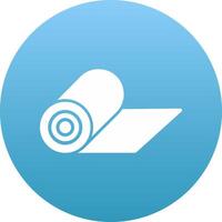 Gym Mat Icon Design Symbol vector