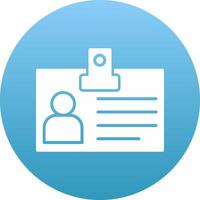 Identification Card Icon Design Symbol vector