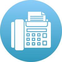 Fax Icon Design Symbol vector