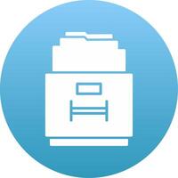 Filling Cabinet Icon Design Symbol vector