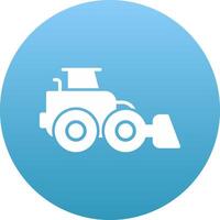 Front Loader Icon Design Symbol vector