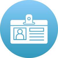 Identification Card Icon Design Symbol vector