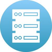 Database Icon Design Symbol vector