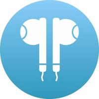 Earbuds Icon Design Symbol vector