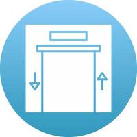 Elevator Icon Design Symbol vector