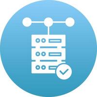Database Icon Design Symbol vector