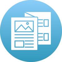 Brochure Icon Design Symbol vector