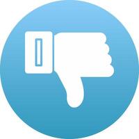 Dislike Icon Design Symbol vector