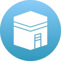 Kaaba Icon Design Symbol vector