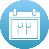 Calendar Icon Design Symbol vector