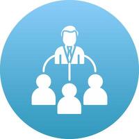 Delegate Icon Design Symbol vector