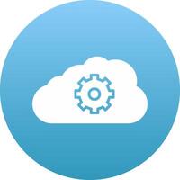 Cloud Storage Icon Design Symbol vector