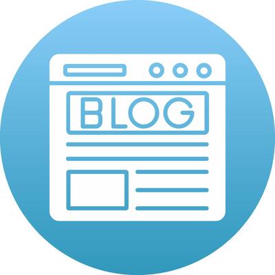 Blog Icon Design Symbol