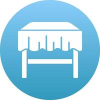 Dining Table Icon Design Symbol vector