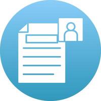 CV Icon Design Symbol vector