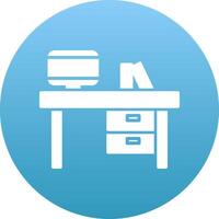 Desk Icon Design Symbol vector