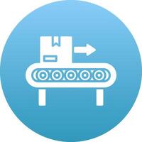 Conveyor Icon Design Symbol vector