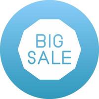 Big Sale Icon Design Symbol vector