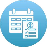 Bill Icon Design Symbol vector