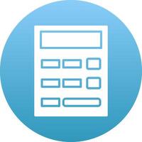 Calculator Icon Design Symbol vector