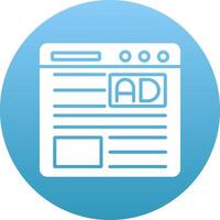 Advertisement Icon Design Symbol vector