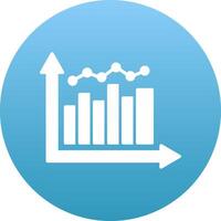 Bar Graph Icon Design Symbol vector