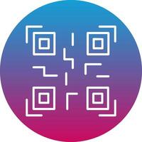 Qr Code Icon Design Symbol vector
