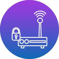 Router Icon Design Symbol vector