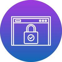 Lock Icon Design Symbol vector