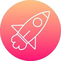 Rocket Launch Icon Design Symbol vector