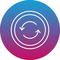 Refresh Icon Design Symbol vector